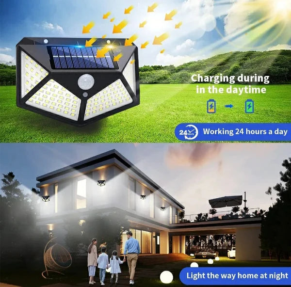 Solar Power Lamp - 100 LED