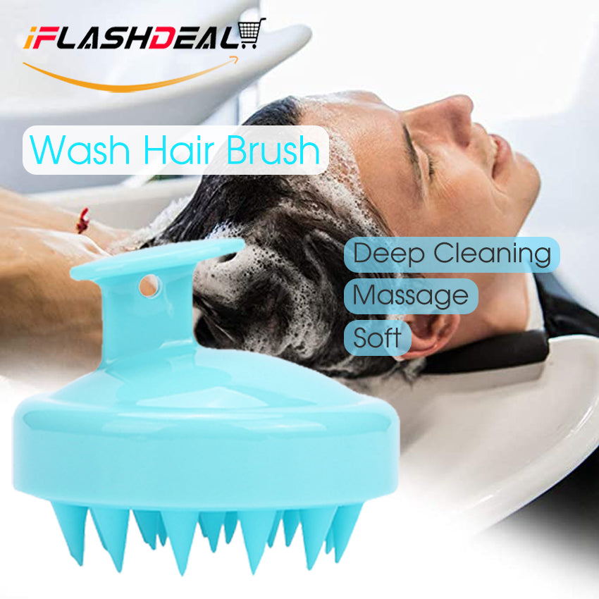 Hair Scalp Massager Shampoo Brush With Soft Silicone