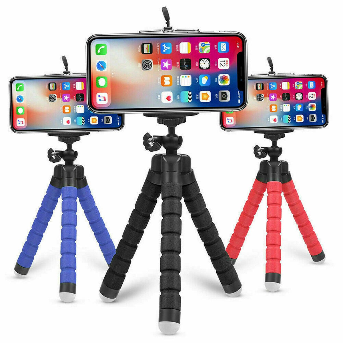 Curve-table Adjustable and Flexible Tripod Stand With Mobile Holder