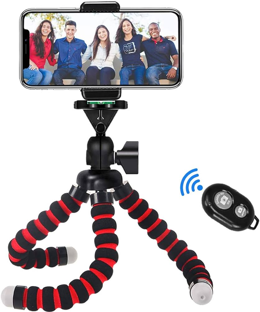 Curve-table Adjustable and Flexible Tripod Stand With Mobile Holder