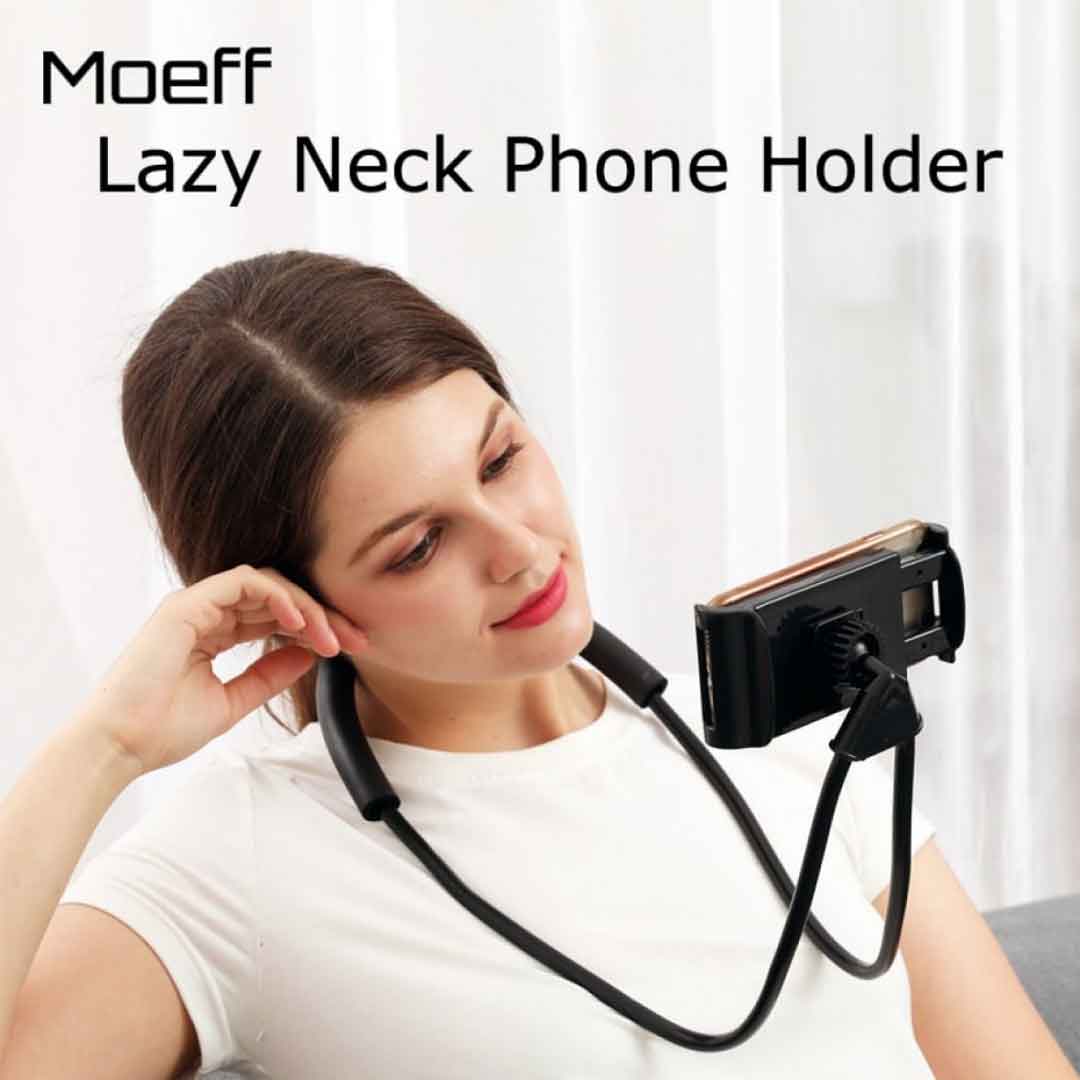 Lazy Bendable Flexible Hang Neck Phone Holder 360 Degree Rotation Mobile Stand