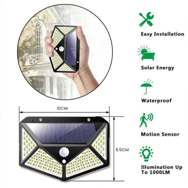 Solar Power Lamp - 100 LED